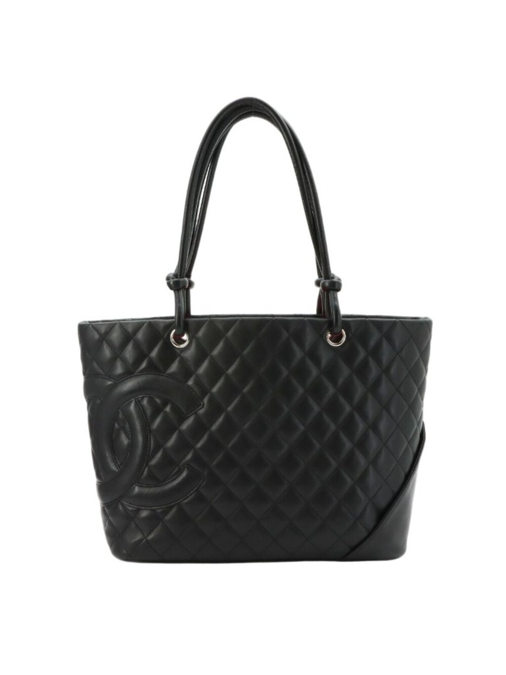 Chanel Cambon Line Large Tote Calfskin Black - Picture 1 of 10